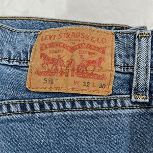 Levi’s 511 distressed jeans
